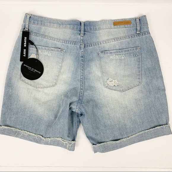Articles of Society Distressed Denim Shorts - Picture 7 of 9